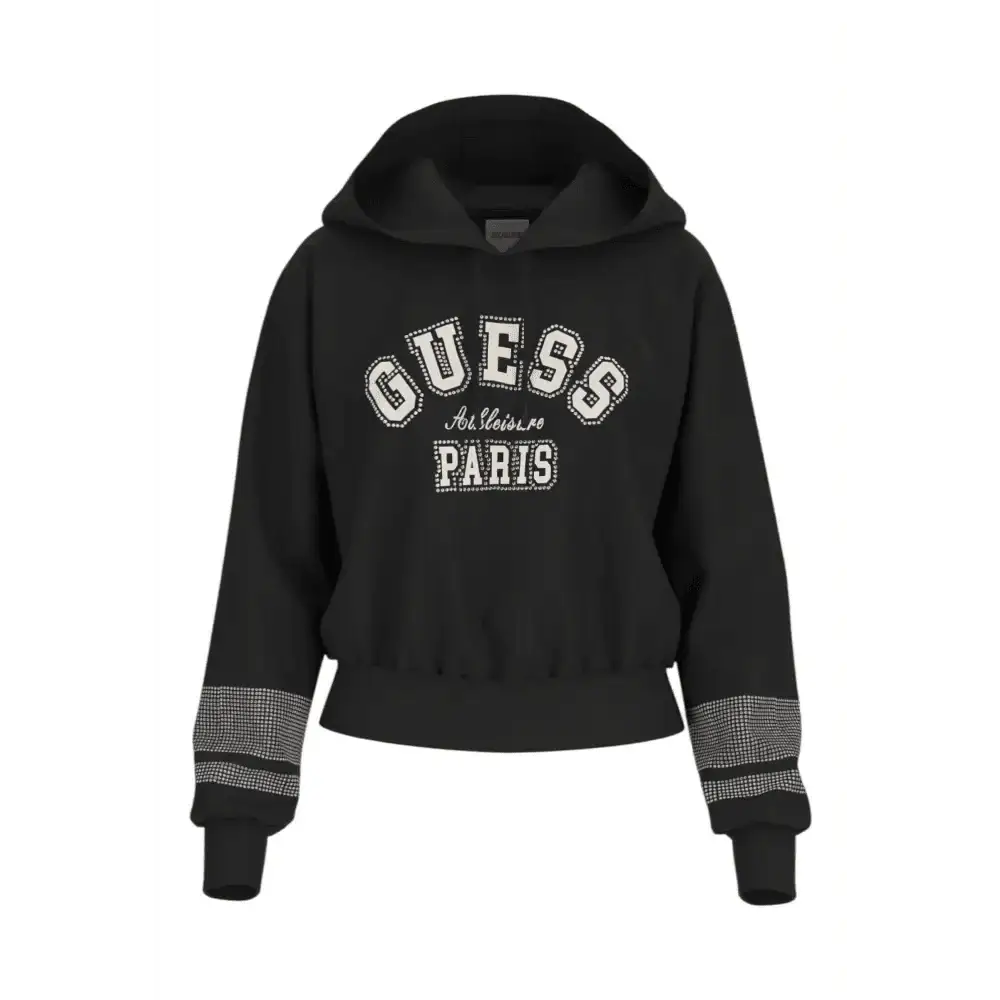 Felpa cappuccio con strass Donna Guess Activewear - Follower SRL