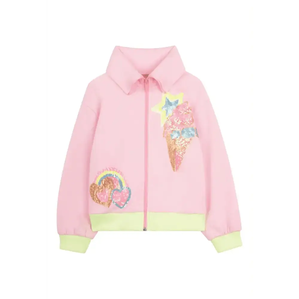 Felpa cappuccio full zip Bambina Billieblush - Follower SRL