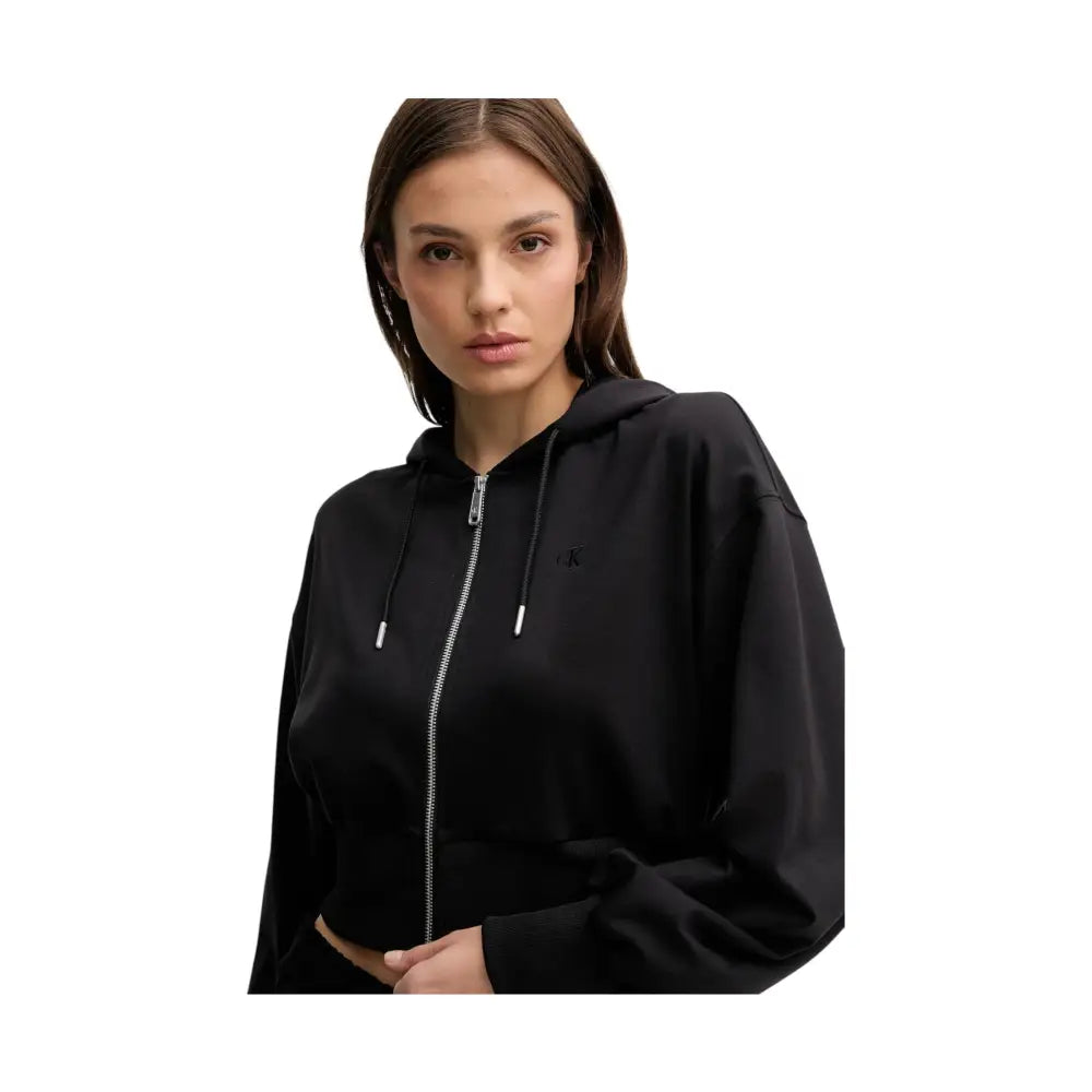 Felpa cappuccio full zip Donna Calvin Klein Jeans Calvin Klein Jeans