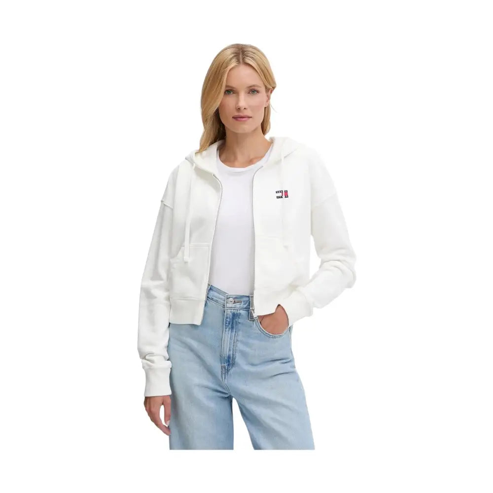 Felpa cappuccio full zip Donna Tommy Hilfiger Jeans Tommy Hilfiger Jeans