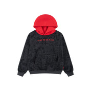 Felpa con cappuccio bambino nero jordan - felpe