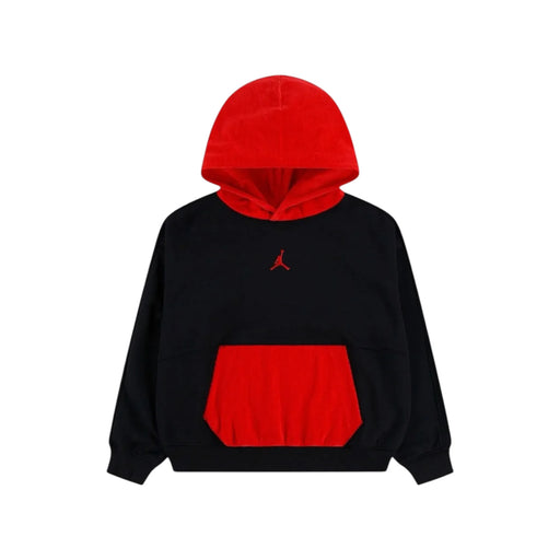 Felpa con cappuccio bambino nero jordan - felpe