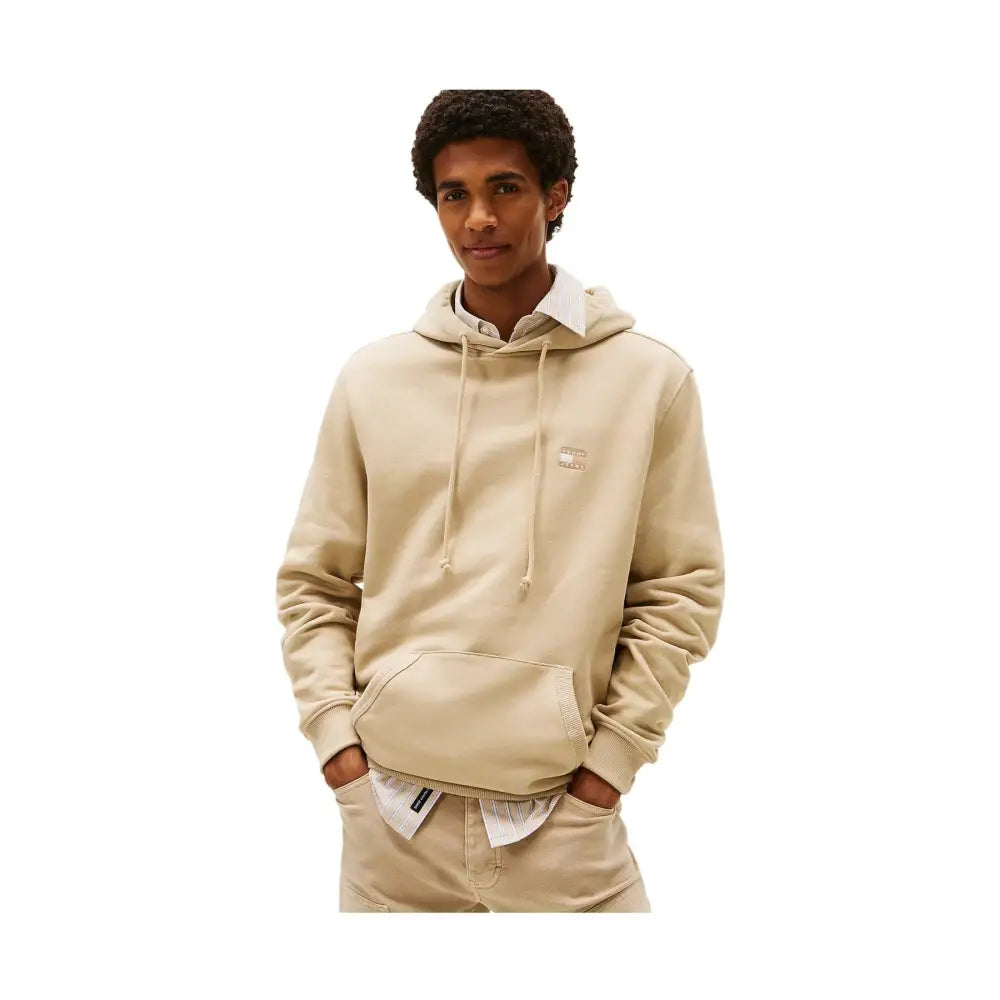 Felpa con cappuccio e distintivo Tommy Uomo Tommy Hilfiger Jeans Tommy Hilfiger Jeans