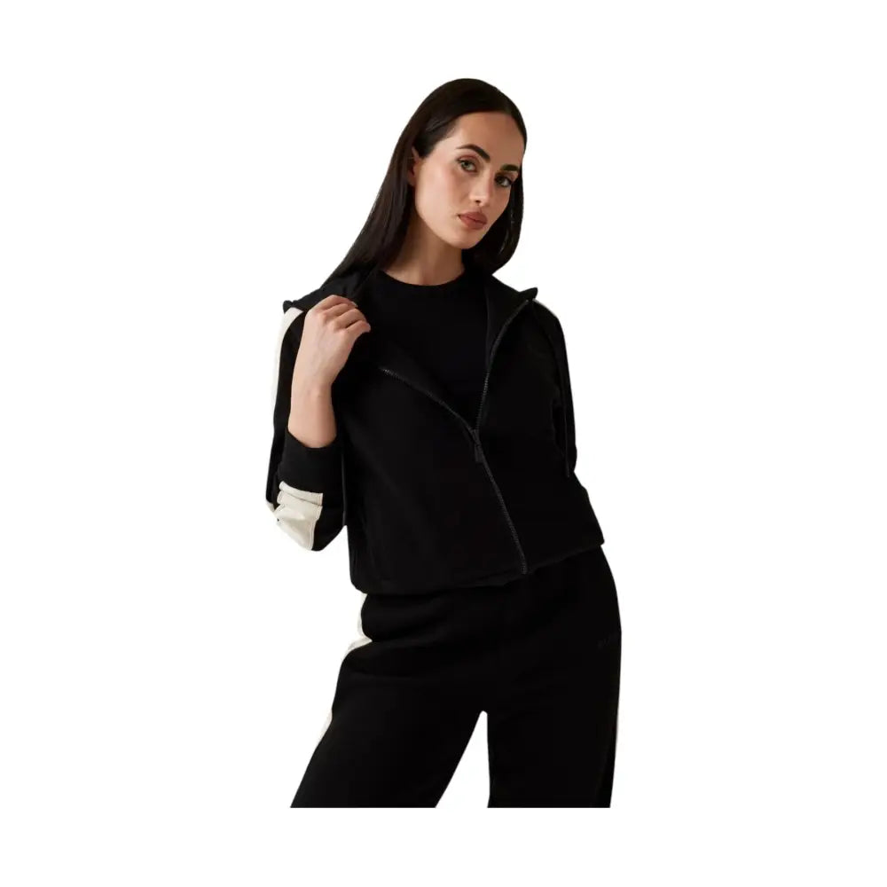 Felpa con cappuccio e zip intera Donna Guess Activewear Regular Fit Guess Activewear