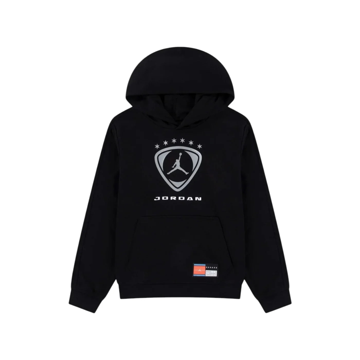 Felpa con cappuccio football bambino nero jordan - felpe