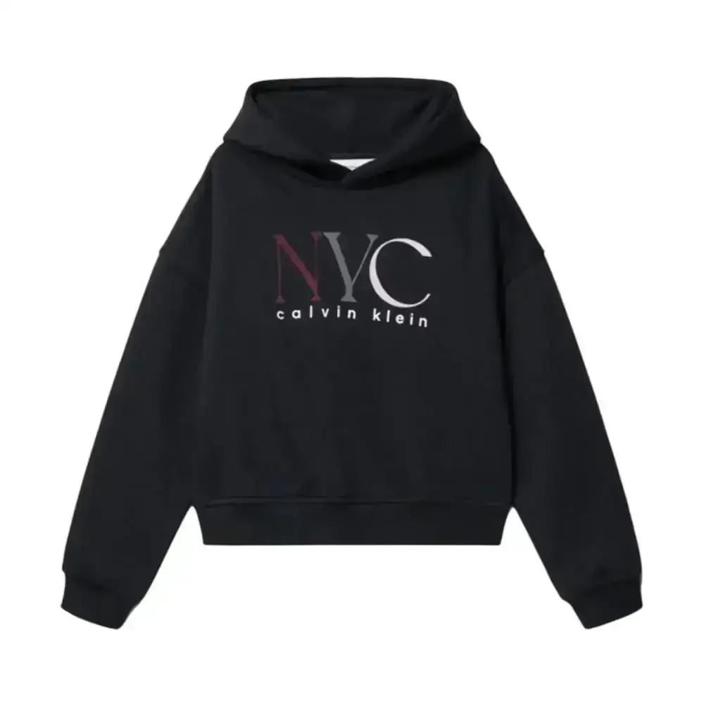 Felpa con cappuccio grafica di new york Bambina Calvin Klein Kids - Follower SRL
