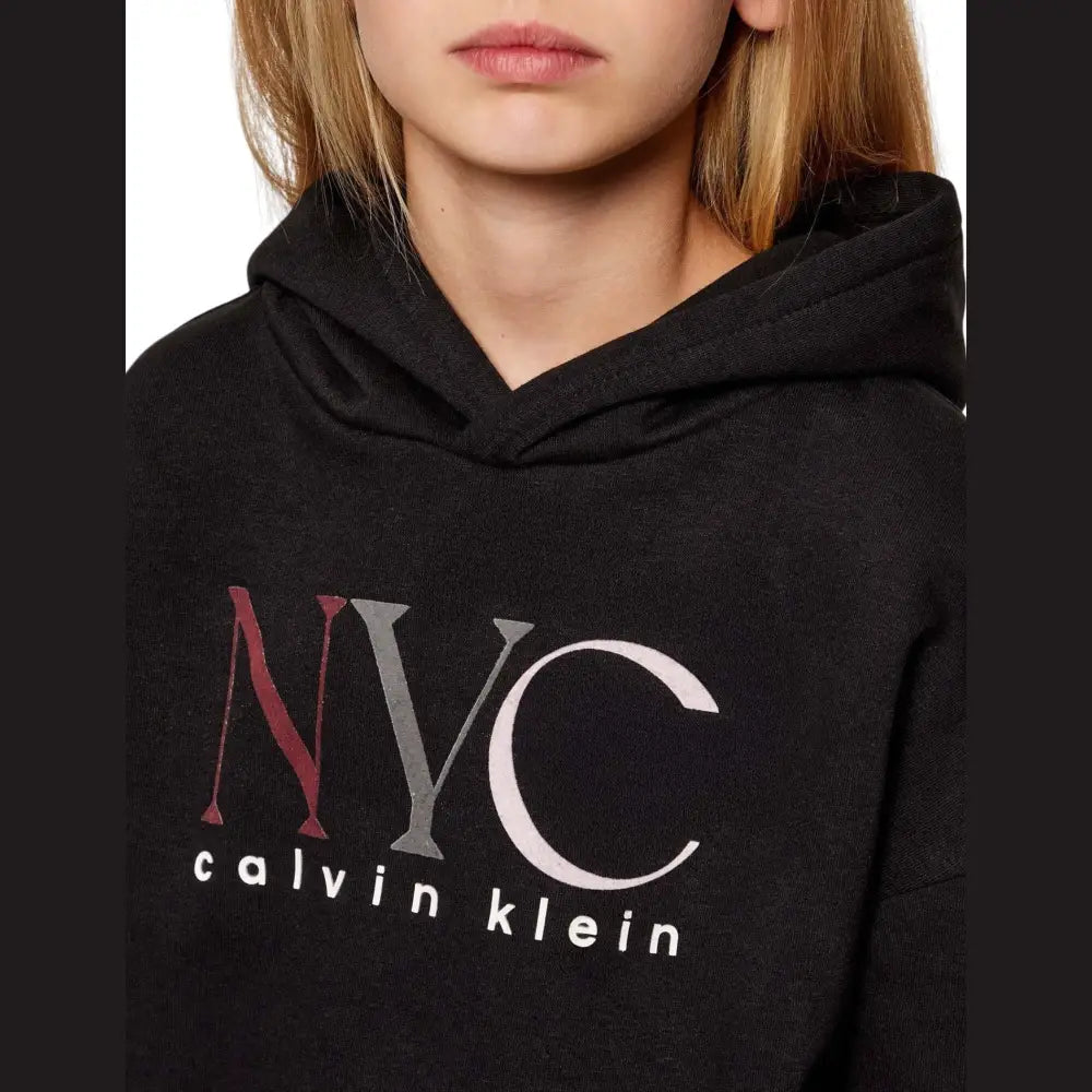 Felpa con cappuccio grafica di new york Bambina Calvin Klein Kids Calvin Klein Kids