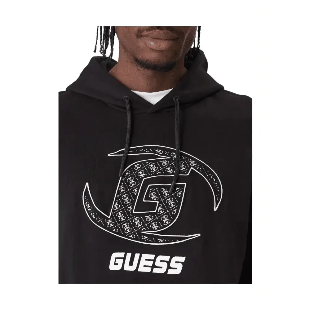 Felpa con cappuccio con logo frontale Uomo Guess Activewear - Follower SRL