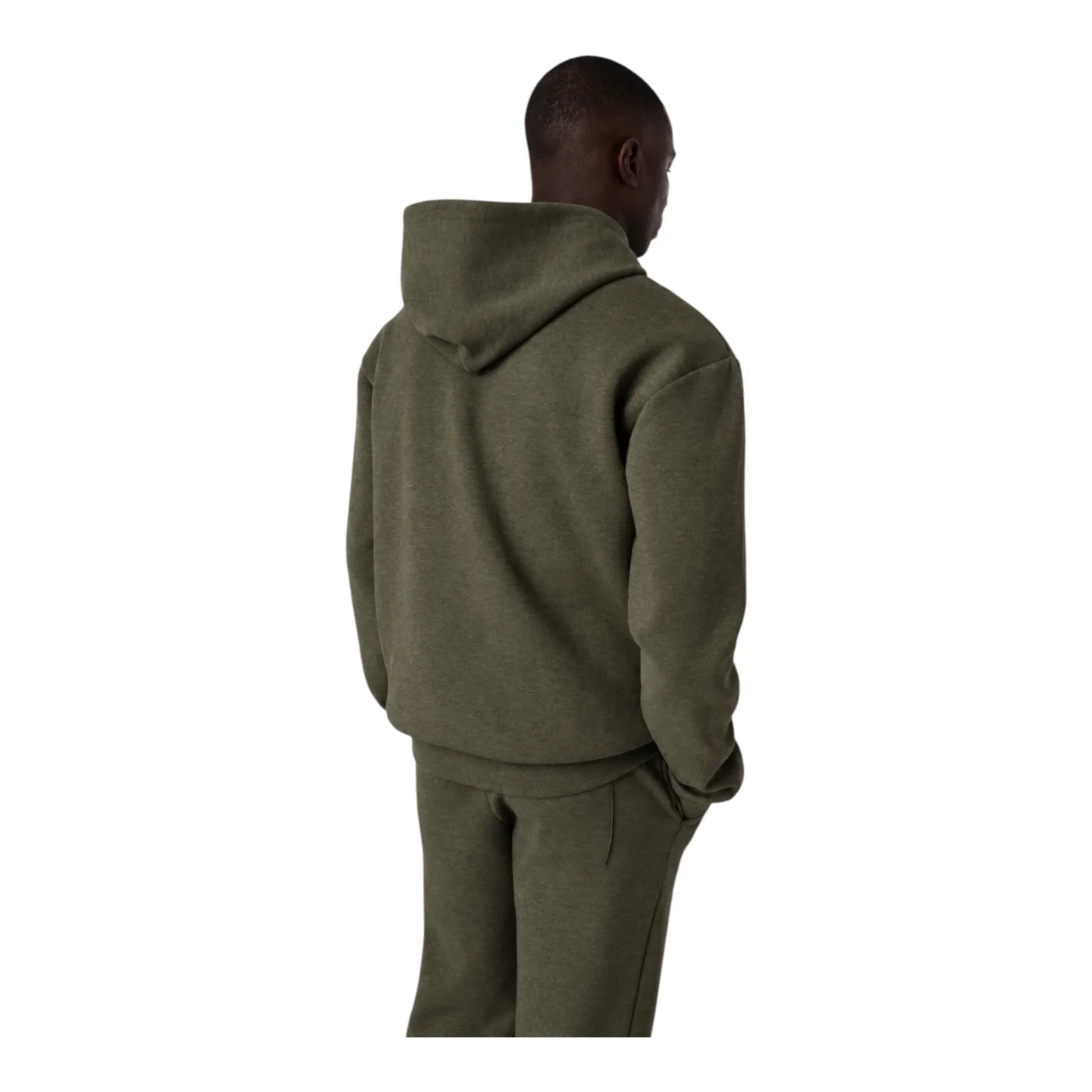 Felpa con cappuccio uomo verde guess - felpe