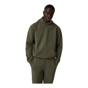 Felpa con cappuccio uomo verde guess - felpe