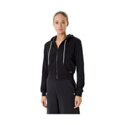 Felpa con cappuccio, zip intera e logo all over Donna Guess Activewear Regular Fit Guess Activewear