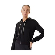 Felpa con cappuccio, zip intera e logo all over Donna Guess Activewear Regular Fit Guess Activewear