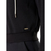 Felpa con cappuccio, zip intera e logo all over Donna Guess Activewear Regular Fit Guess Activewear