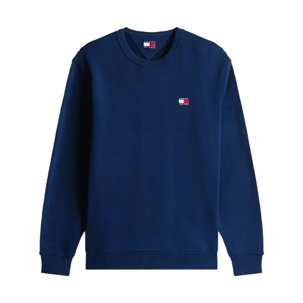 Felpa con distintivo Tommy tono su tono Uomo Tommy Hilfiger Jeans Tommy Hilfiger Jeans