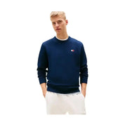 Felpa con distintivo Tommy tono su tono Uomo Tommy Hilfiger Jeans - Follower SRL