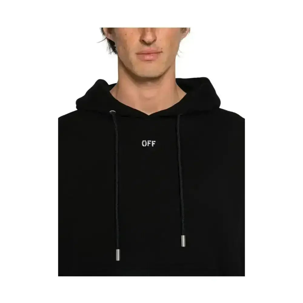 Felpa Diag Embr Uomo Off - White - Follower SRL