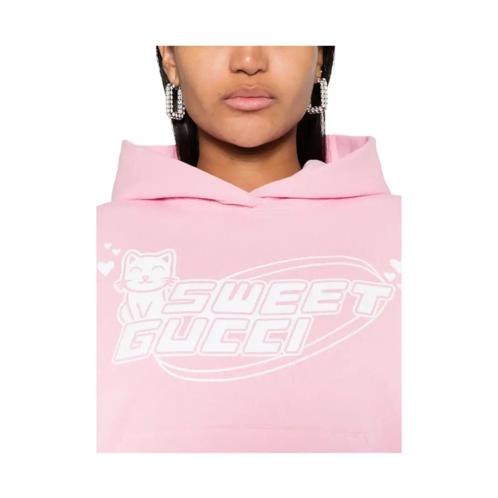 Felpa Donna Gucci Stampa Sweet Gucci Gucci