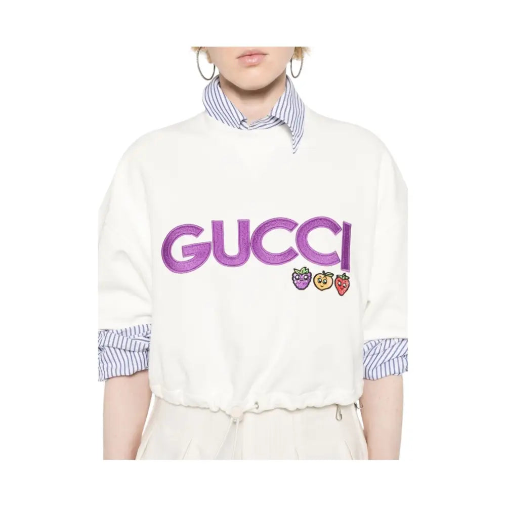 Felpa Donna Gucci With Patch 'Off White' Gucci