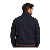 Felpa full in tessuto tecnico zip uomo blu guess - felpe