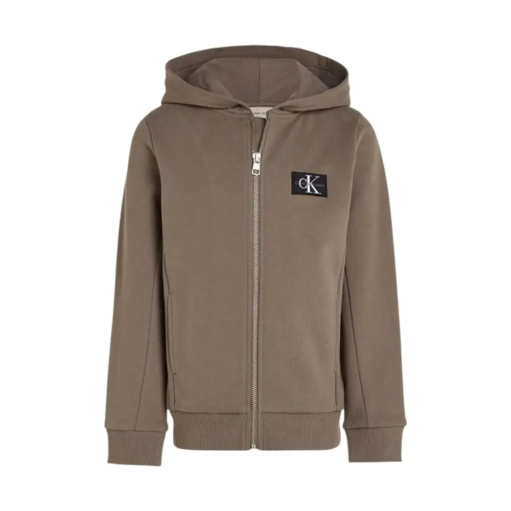 Felpa full zip con cappuccio Bambino unisex Calvin Klein Kids Calvin Klein Kids