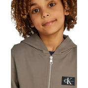 Felpa full zip con cappuccio Bambino unisex Calvin Klein Kids - Follower SRL