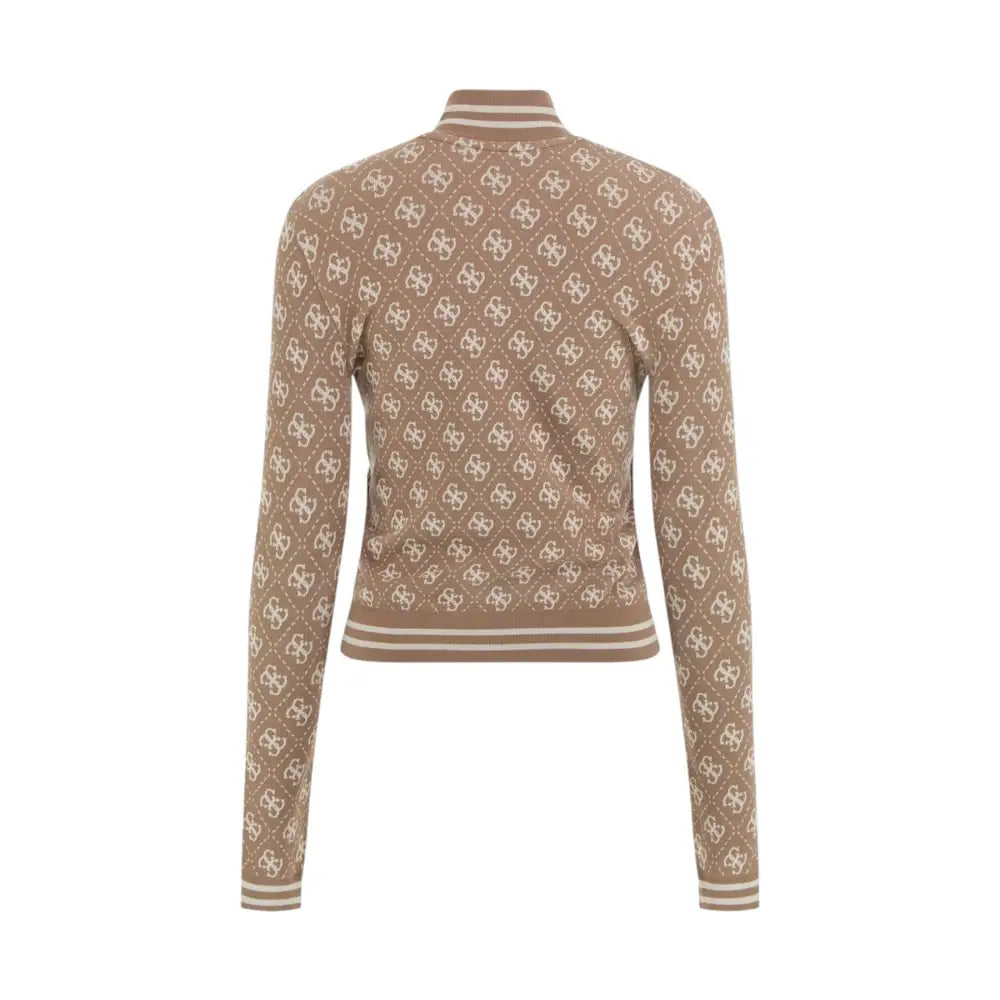 Felpa full zip logo 4G Donna Guess Activewear Guess Activewear