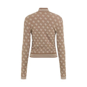 Felpa full zip logo 4G Donna Guess Activewear Guess Activewear