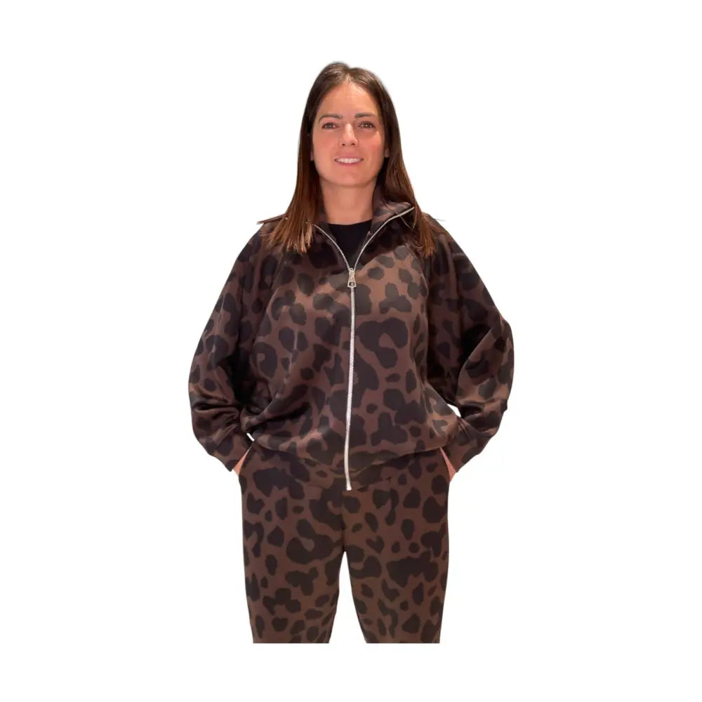 Felpa full zip maculata Donna Imperial Imperial
