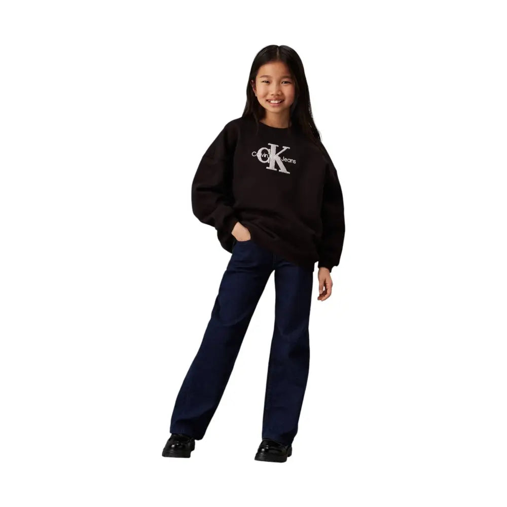 Felpa girocollo Bambina Calvin Klein Kids Calvin Klein Kids