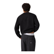 Felpa girocollo con logo uomo nero guess - felpe