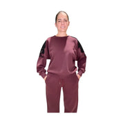 Felpa girocollo con pailletes Donna Please Please