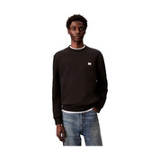 Felpa In Spugna Di Cotone Con Badge Uomo Calvin Klein Jeans Calvin Klein Jeans