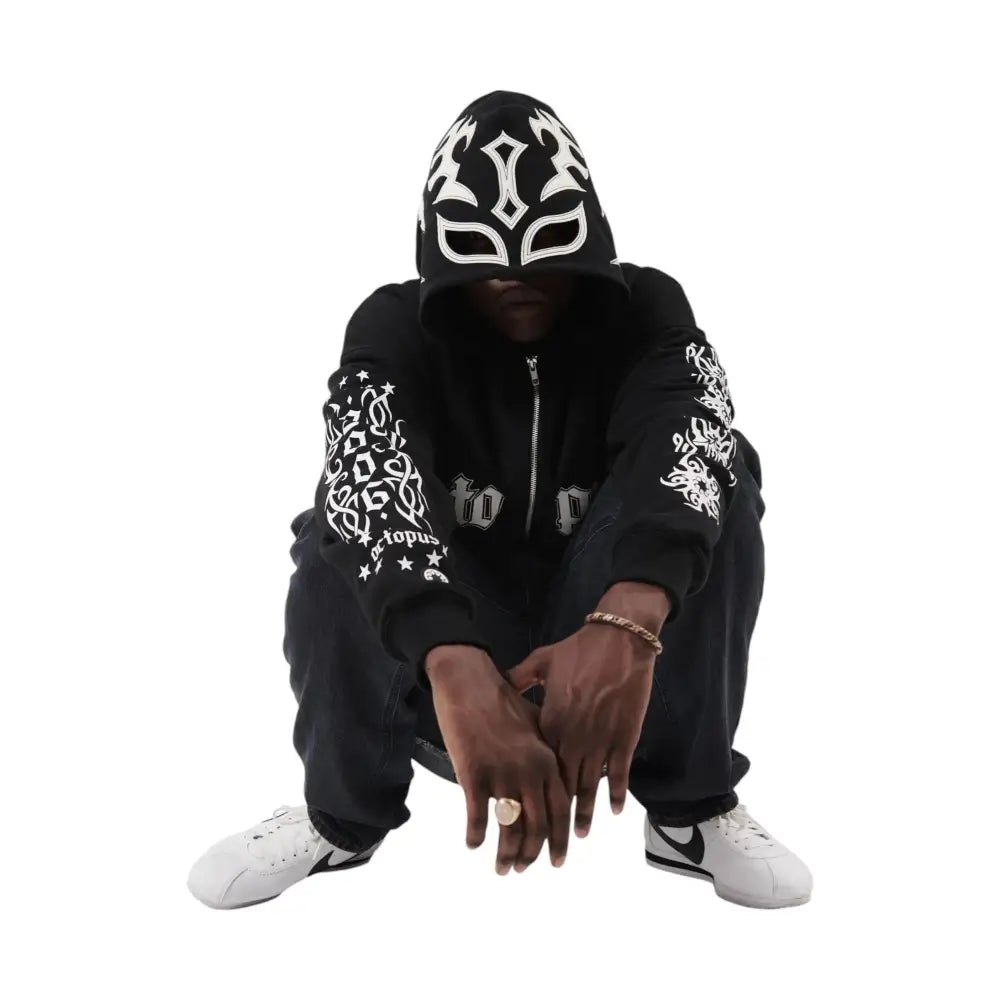 Felpa Uomo Octopus lucha libre mask Octopus