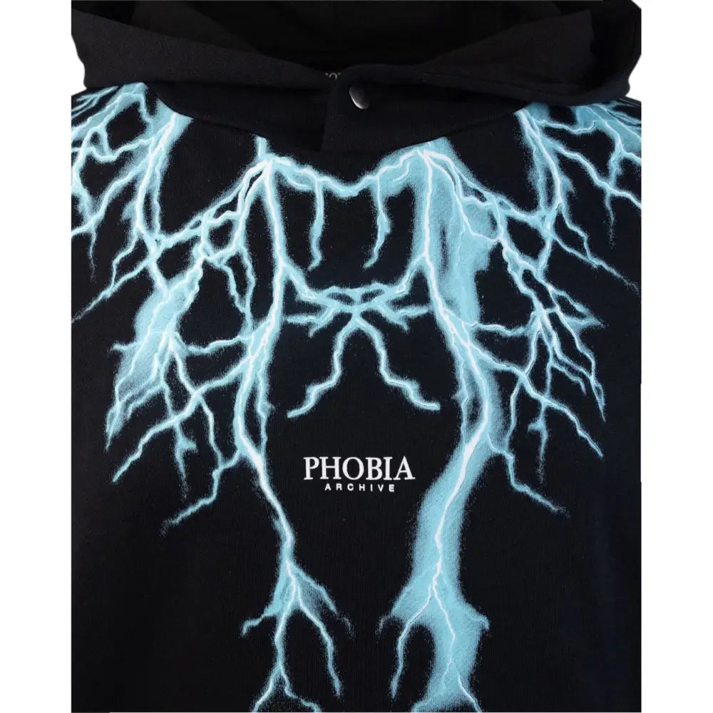 Felpa Uomo Phobia Archive Blue Lightning Phobia Archive