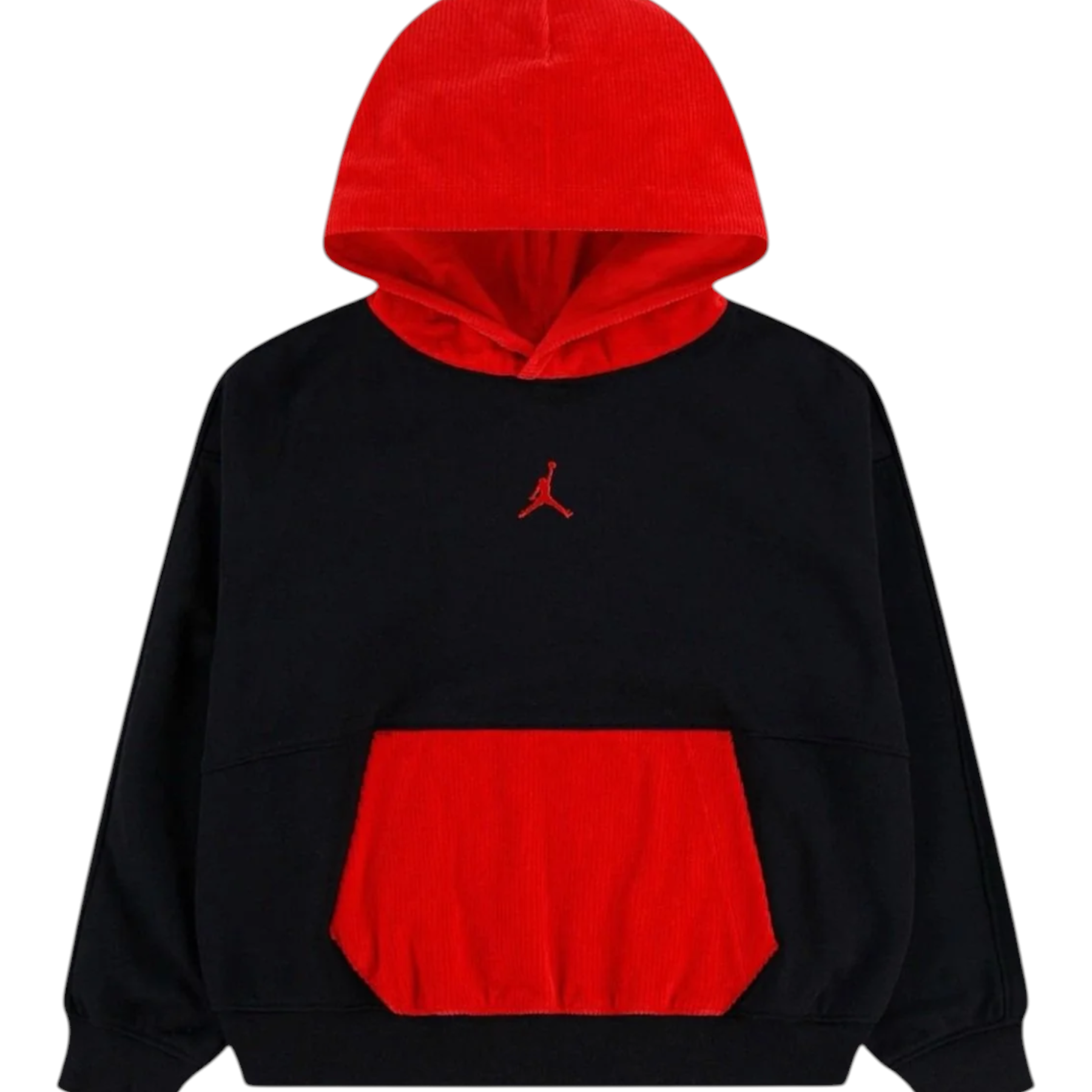 Felpa con cappuccio bambino nero jordan - felpe