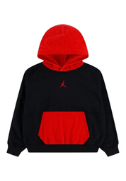 Felpa con cappuccio bambino nero jordan - felpe