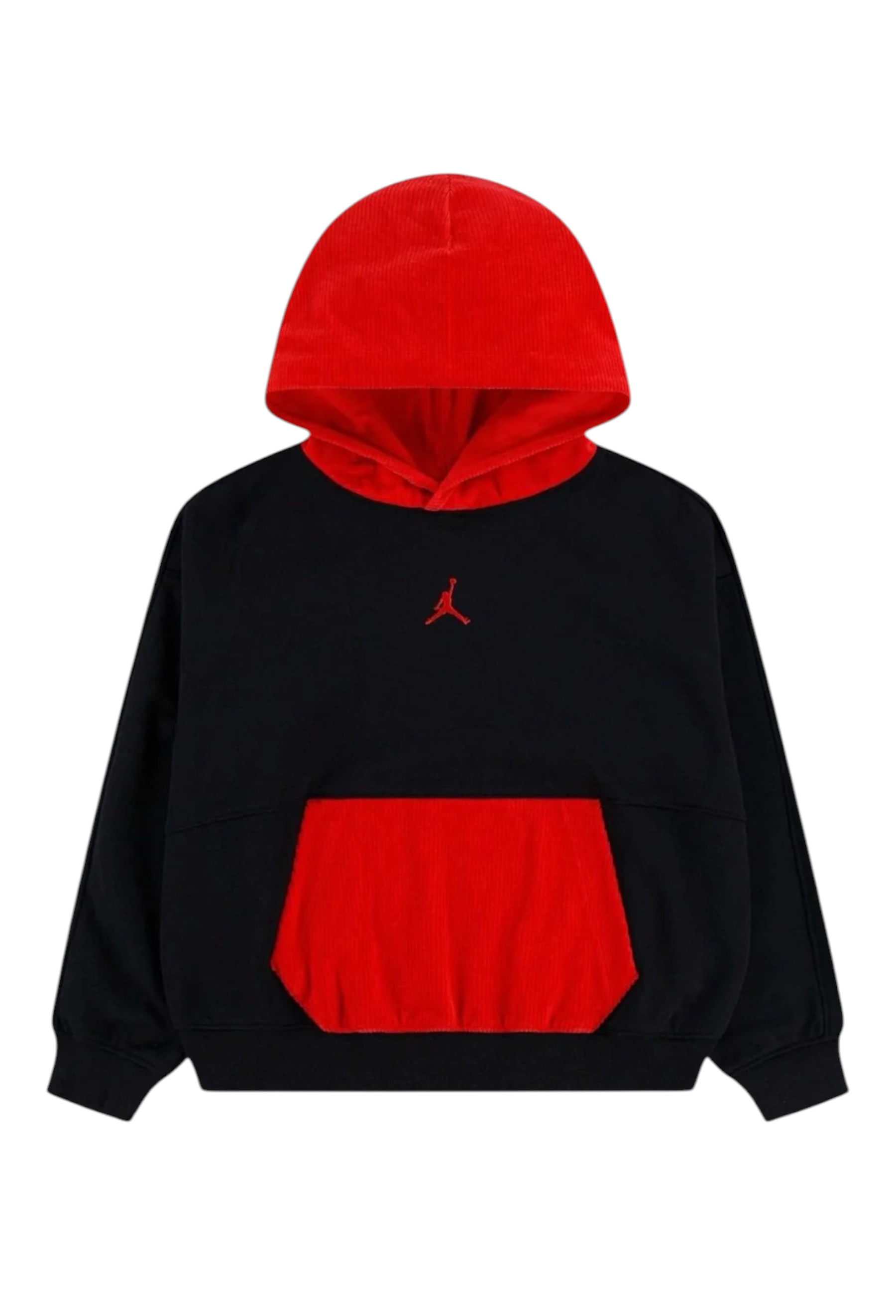 Felpa con cappuccio bambino nero jordan - felpe
