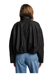 Giacca in ecopelle corta Donna Nero PLEASE