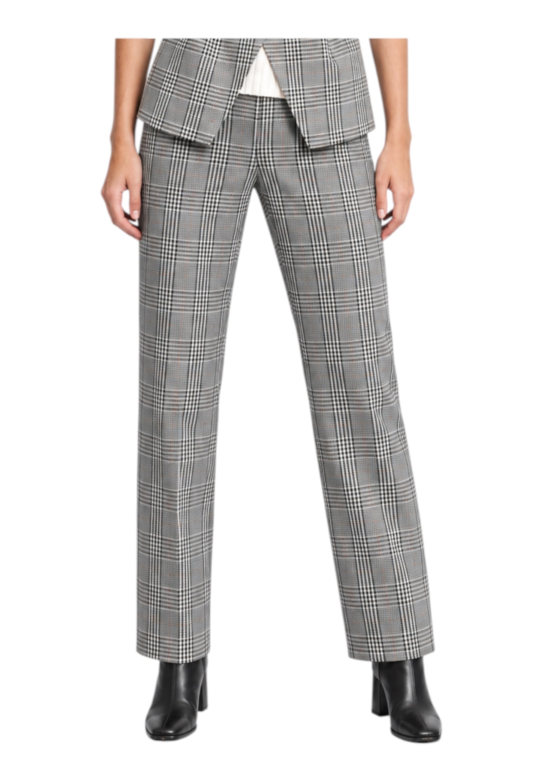 Pantalone scozzese Donna Grigio PLEASE