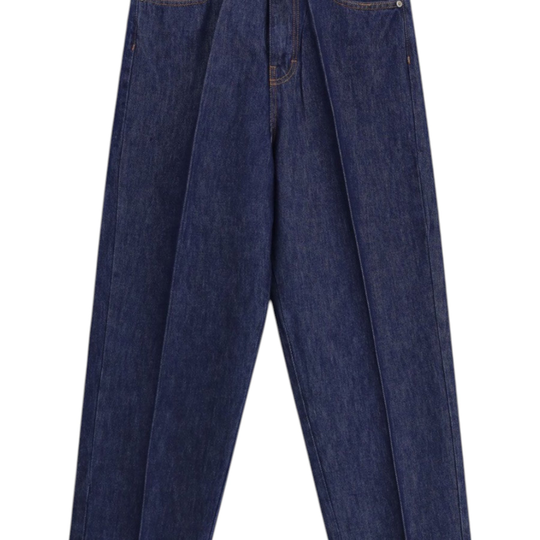 Jeans baloon fit vita alta pinces uomo blu please