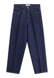 Jeans baloon fit vita alta pinces Uomo Blu PLEASE