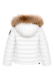 Giubbotto ivory micro rip bambina bianco blauer - giubbotti