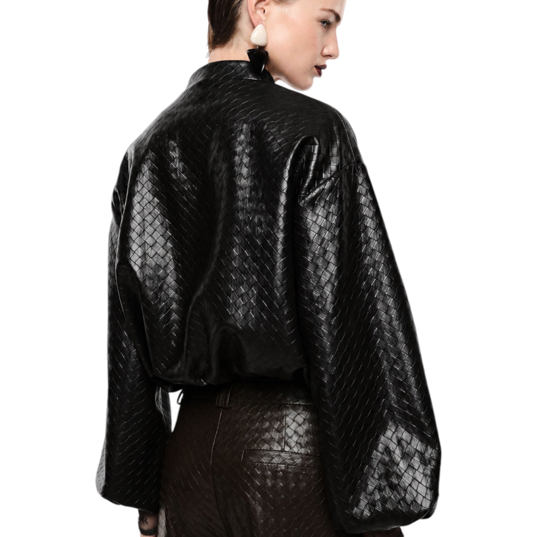 Bomber jacket corta donna nero imperial - giacche