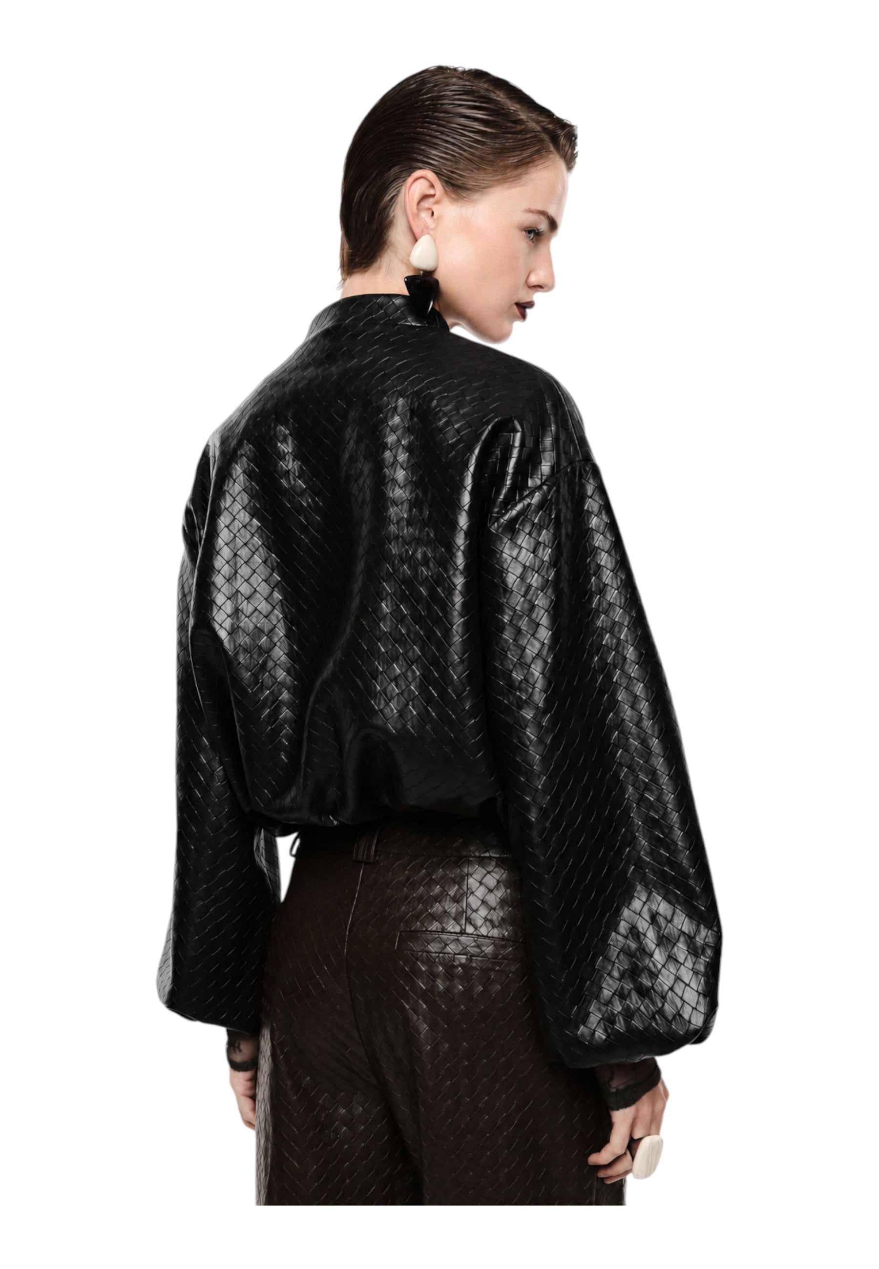 Bomber jacket corta donna nero imperial - giacche