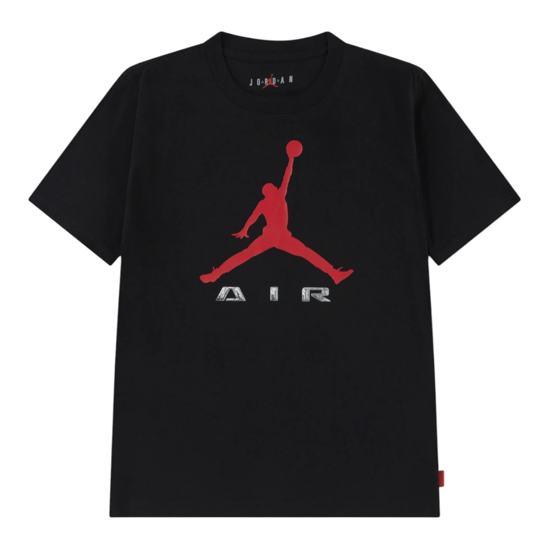 T-shirt con logo iconico bambino nero jordan