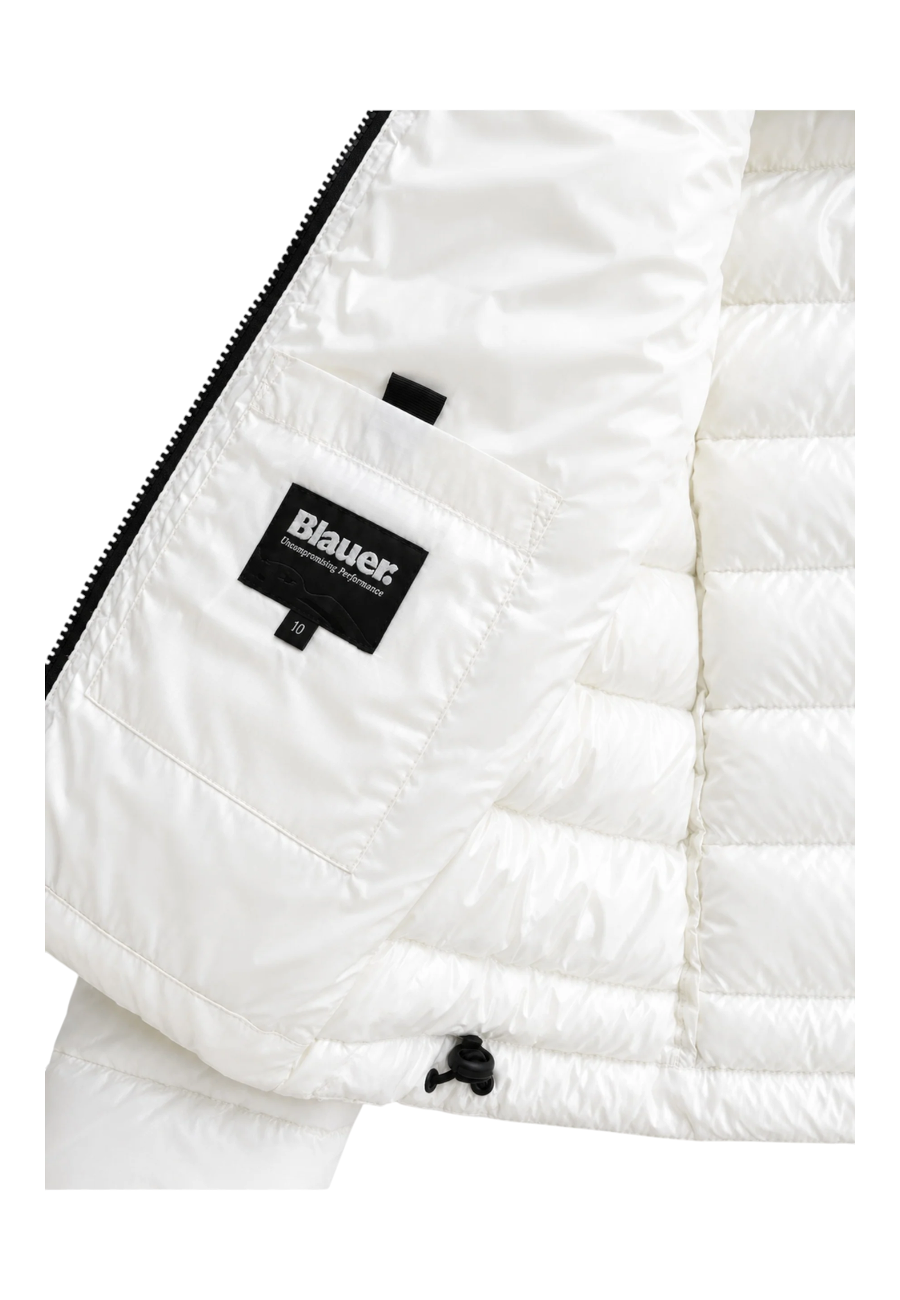 Giubbotto ivory micro rip bambina bianco blauer - giubbotti