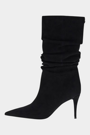 Stivali caralee in pelle sintetica donna nero guess - e stivaletti