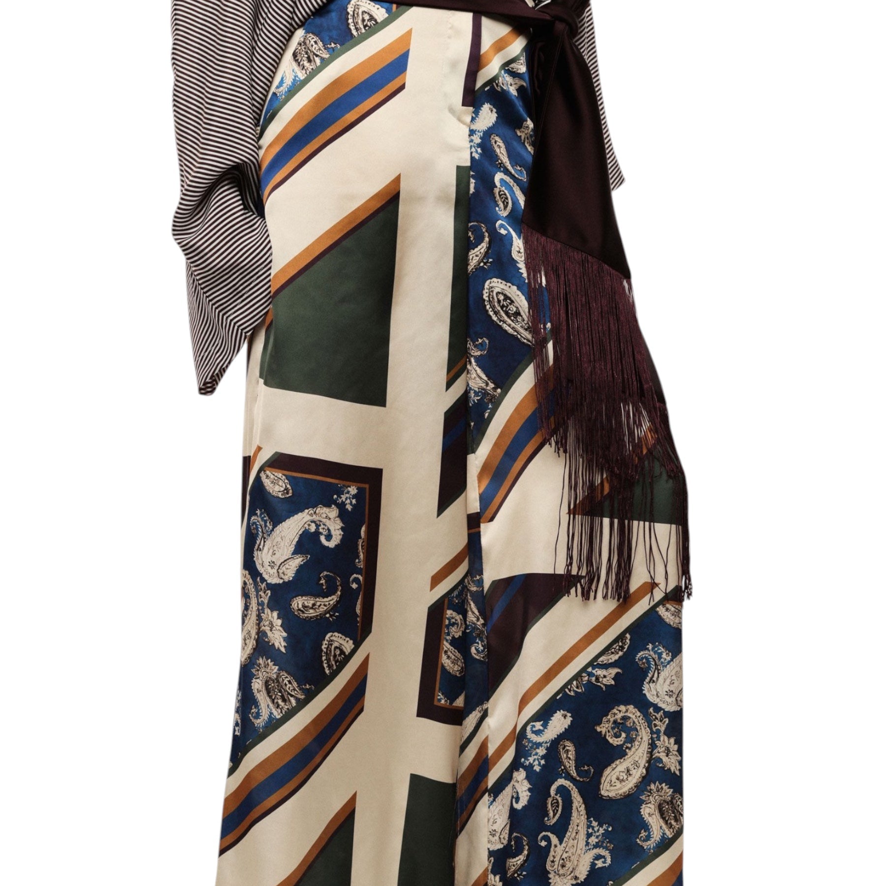 Pantaloni palazzo stampa paisley donna multicolore imperial