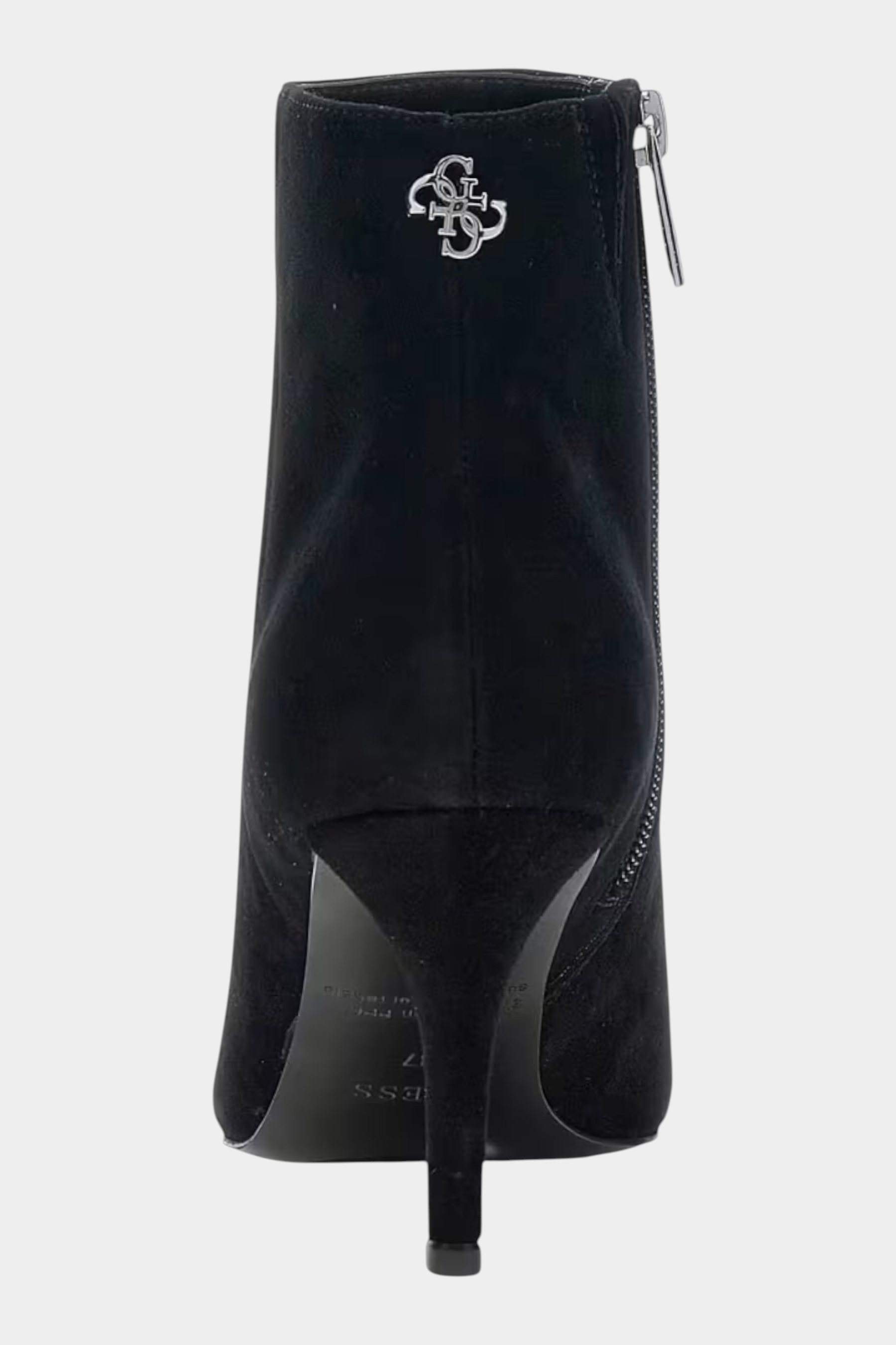 Stivaletti in pelle scamosciata caleza donna nero guess - stivali