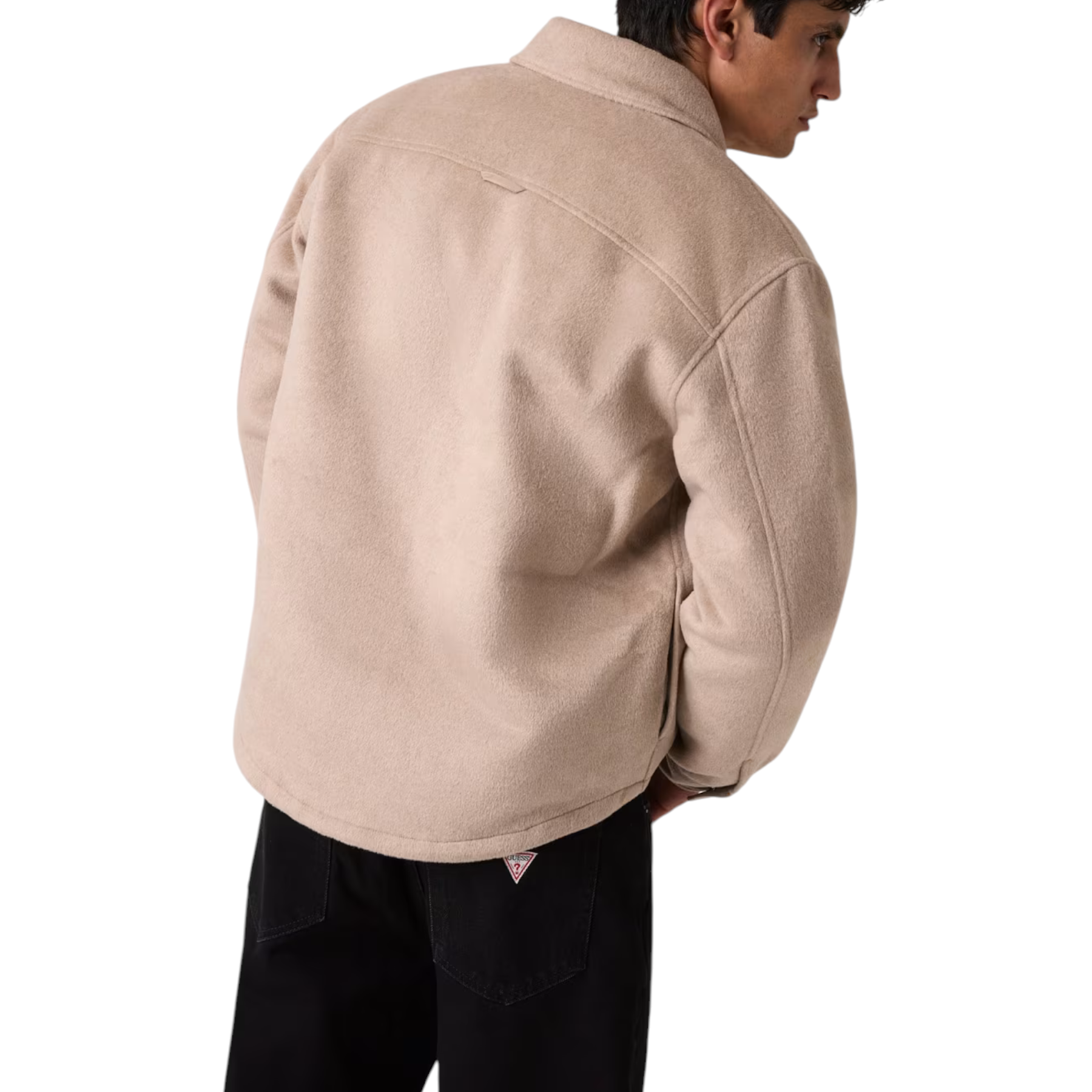 Giacca in lana uomo beige guess - giacche